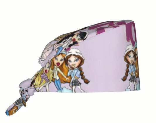 💜 “Bratz Boss Babe” Scrub Cap ✨👑💖
