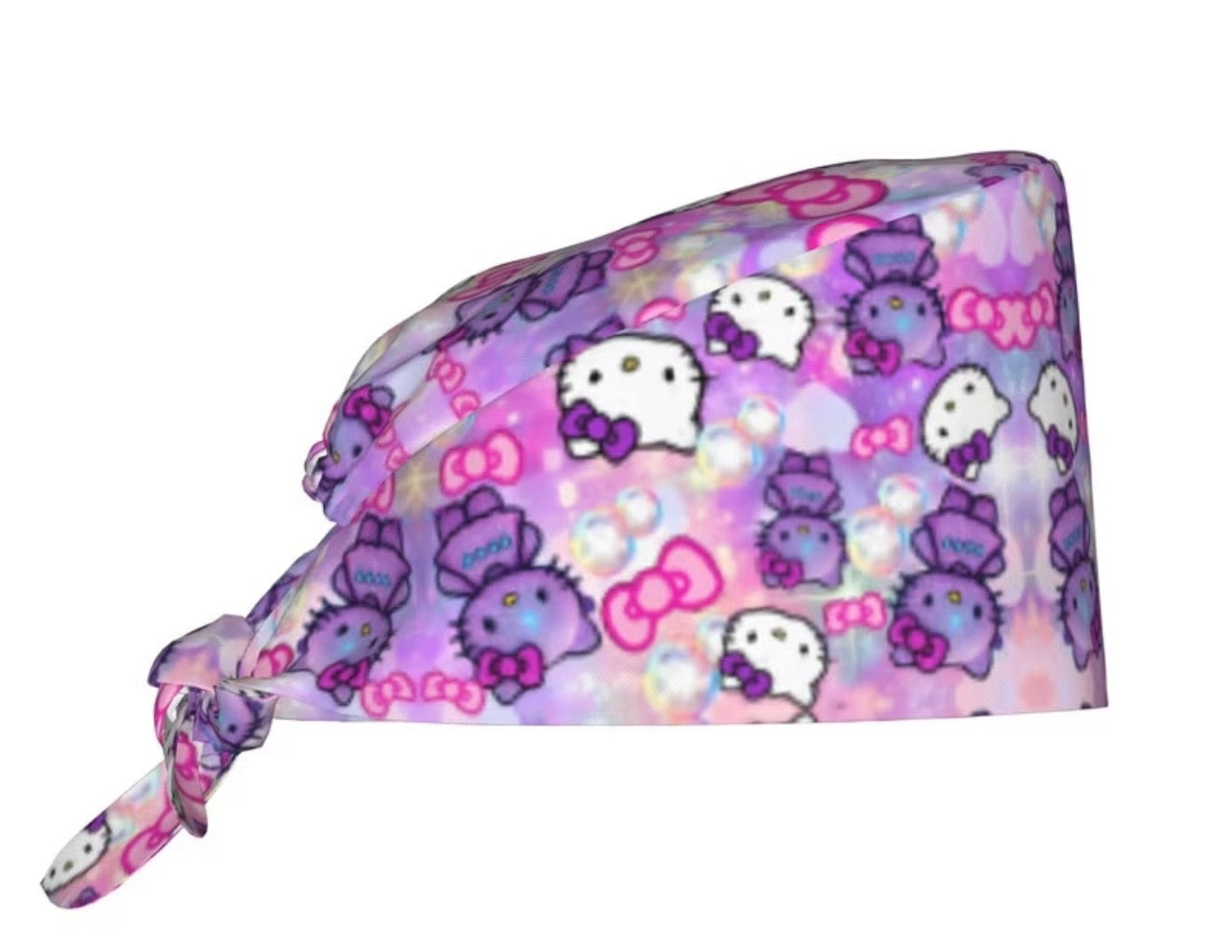 💜✨ “Twinkle Kitty Magic” Scrunchie Cap 💖💎