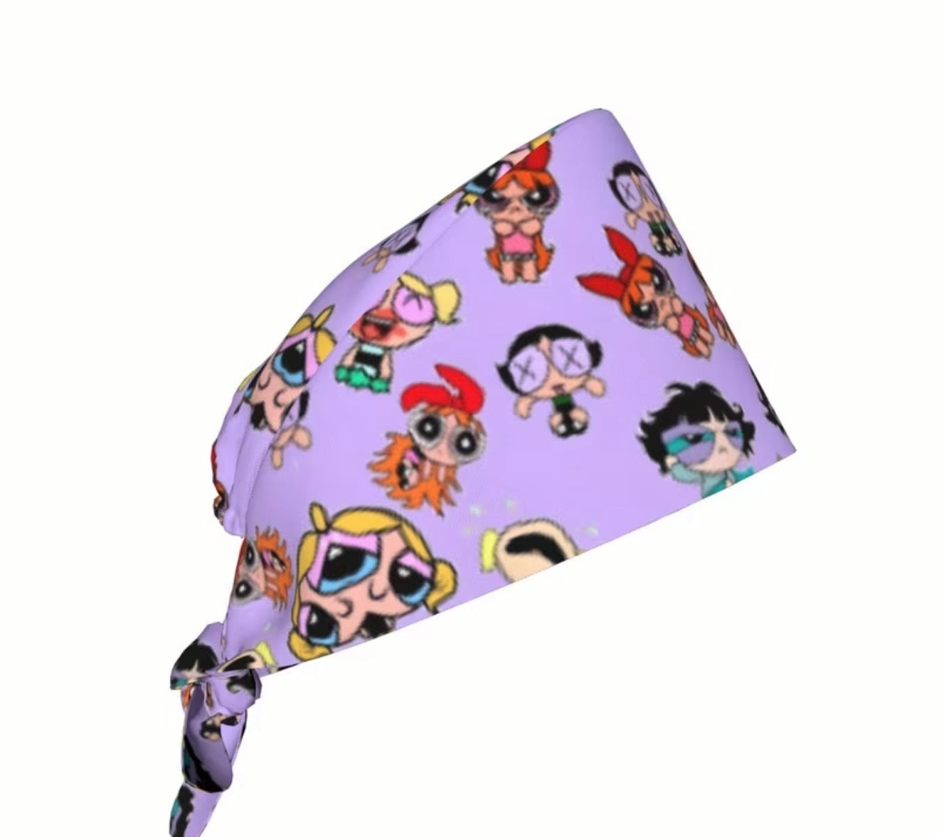 💖✨ “Powerpuff Pop Princess” Scrub Cap 💎🌈