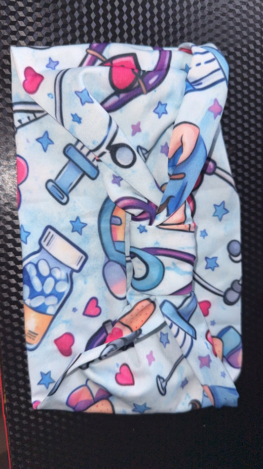 💙✨ “Nurse Babe Sparkle” Headband 💎🎀